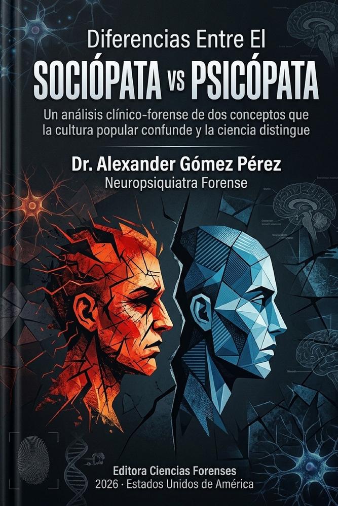 Diferencias Entre El Sociópata Vs Psicópata: Un análisis clínico-forense de dos conceptos que la cultura popular confunde y la ciencia distingue cover