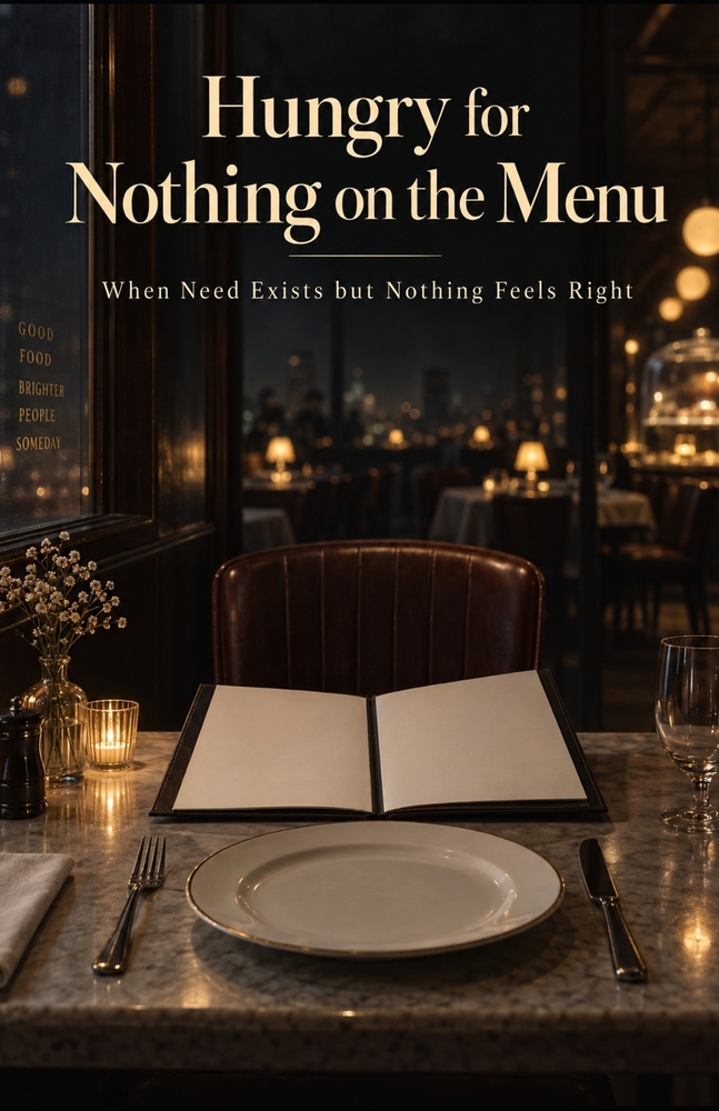 Hungry for Nothing on the Menu: When Need Exists but Nothing Feels Right cover