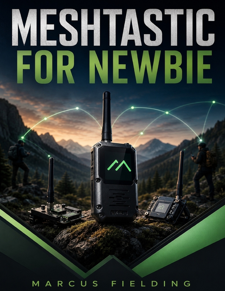 Meshtastic for Newbie: The Guide to LoRa Mesh Networking, Off-Grid Communication, ESP32 Nodes, and Emergency Messaging cover