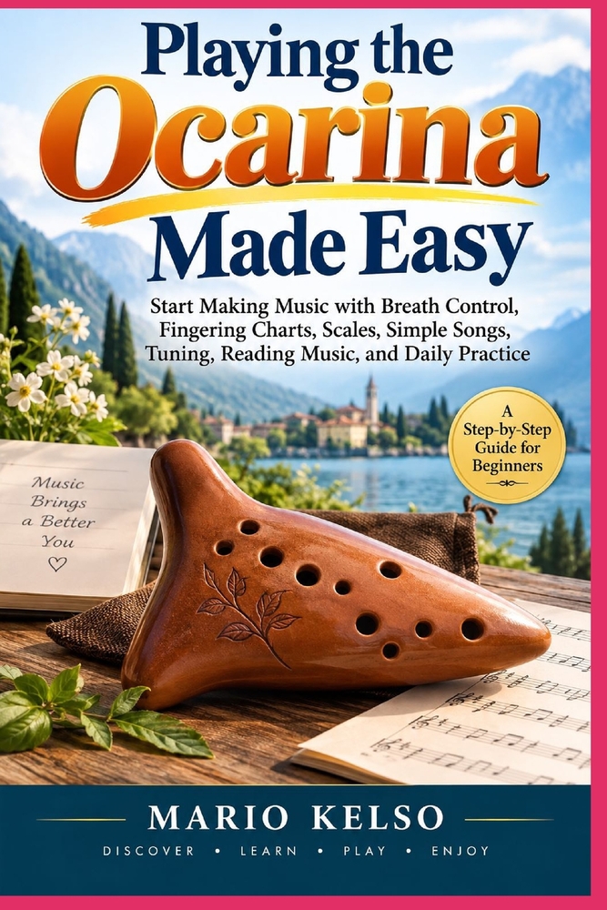 Playing the Ocarina Made Easy: Start Making Music with Breath Control, Fingering Charts, Scales, Simple Songs, Tuning, Reading Music, and Daily Practi cover