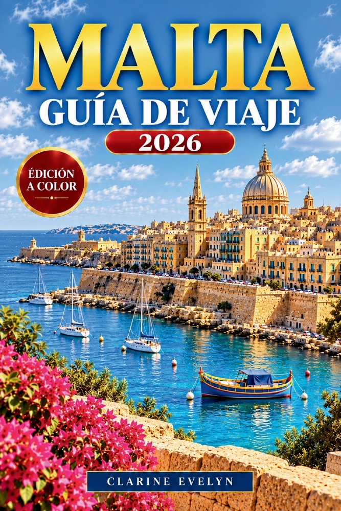Malta Guía de viaje 2026: Explora La Valeta, Mdina, Gozo y Comino con itinerarios por las islas, playas, lugares históricos, gastronomía local, ferris cover