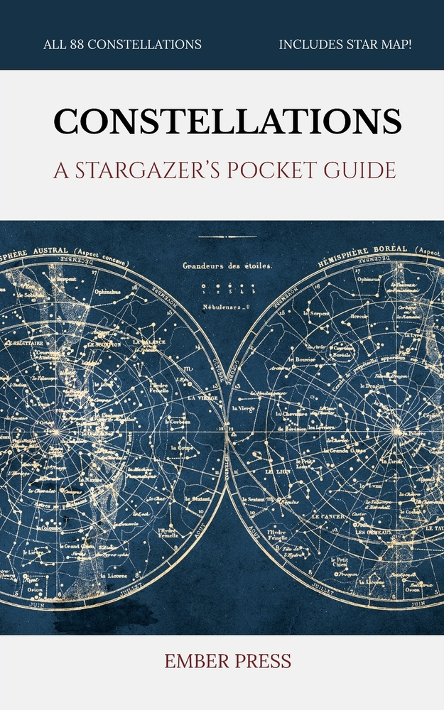 Little Book of Constellations: A Stargazer's Pocket Guide & Star Maps: All 88 Constellations, Stargazing, Stars, Mythology & Finding Your Way Around t cover
