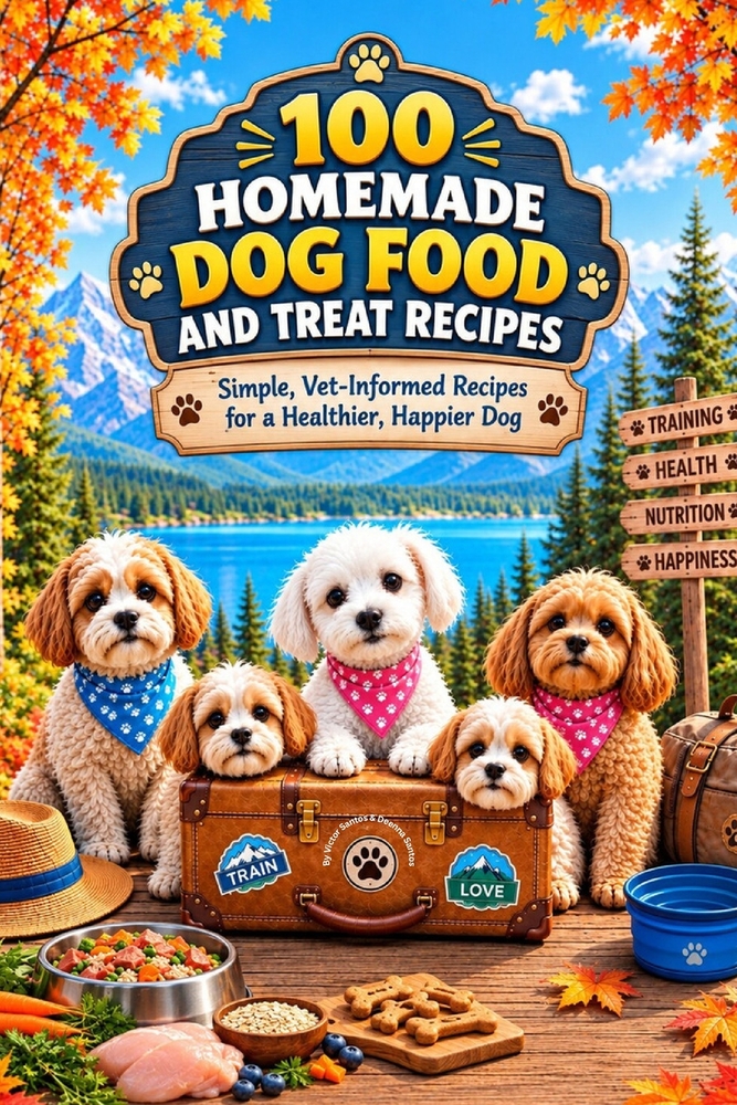 100 Homemade Dog Food and Treat Recipes: Simple, Vet-Informed Recipes for a Healthier, Happier Dog cover