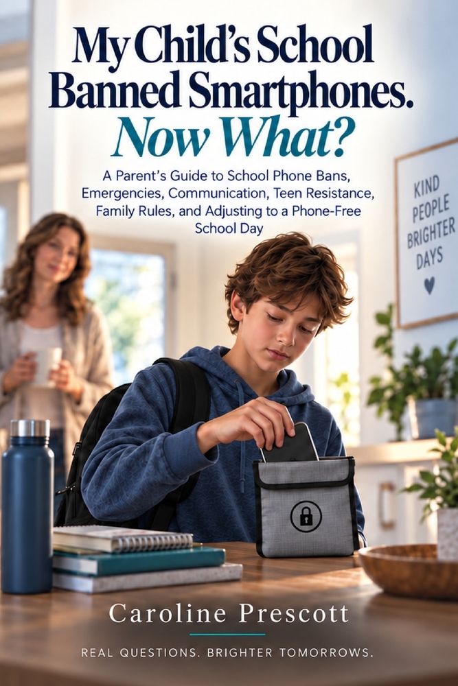 My Child's School Banned Smartphones. Now What?: A Parent's Guide to School Phone Bans, Emergencies, Communication, Teen Resistance, Family Rules, and cover