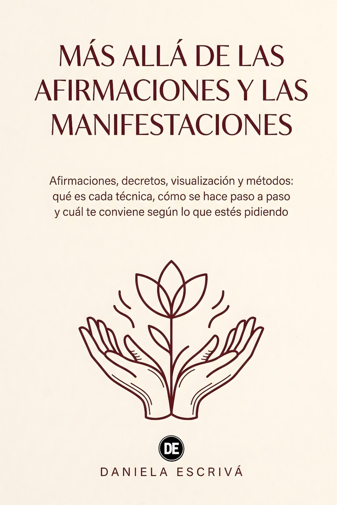 Más allá de las afirmaciones y las manifestaciones: Afirmaciones, decretos, visualización y métodos: qué es cada técnica, cómo se hace paso a paso y c cover
