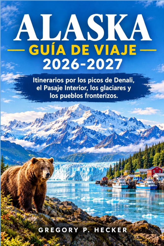 Alaska Guía de viaje 2026-2027: Itinerarios por los picos de Denali, el Pasaje Interior, los glaciares y los pueblos fronterizos. cover