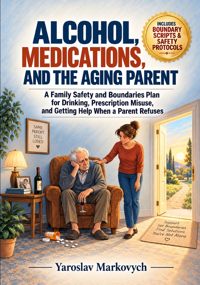 Alcohol, Medications, and the Aging Parent: A Family Safety and Boundaries Plan for Drinking, Prescription Misuse, and Getting Help When a Parent Refu cover