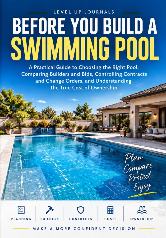 Before You Build a Swimming Pool: A Practical Guide to Choosing the Right Pool, Comparing Builders and Bids, Controlling Contracts and Change Orders, cover