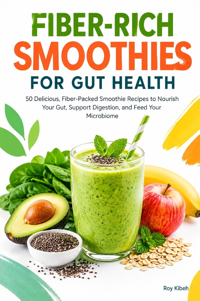Fiber Rich Smoothies For Gut Health: Delicious smoothies that make nourishing your digestive system simple, practical, and enjoyable. cover