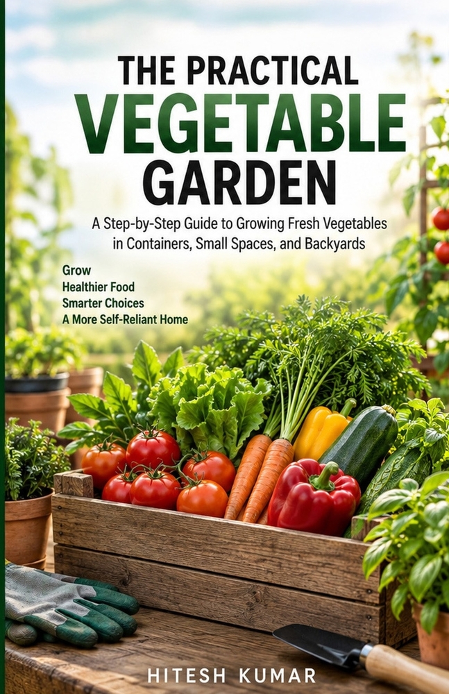 The Practical Vegetable Garden: A Step-by-Step Guide to Growing Fresh Vegetables in Containers, Small Spaces, and Backyards cover