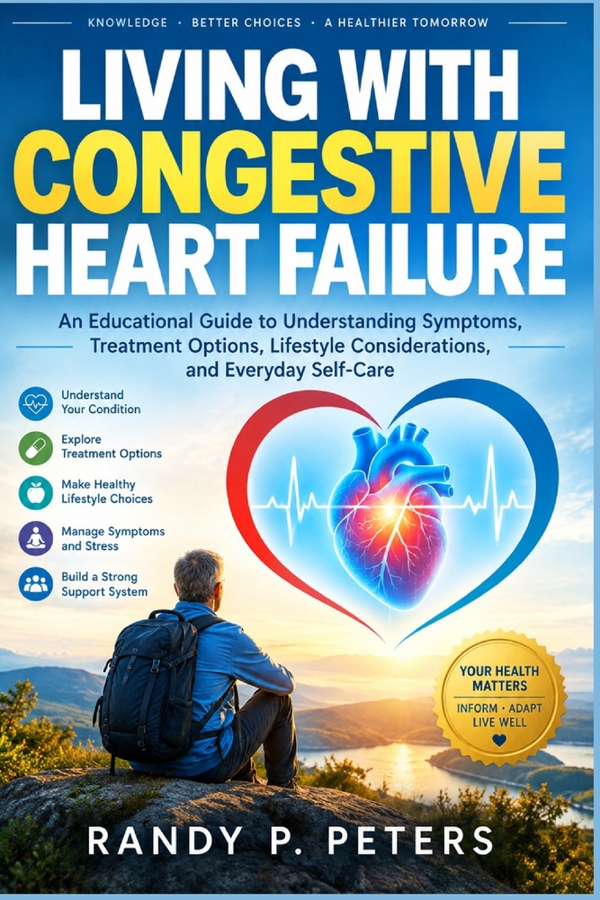Living with Congestive Heart Failure: An Educational Guide to Understanding Symptoms, Treatment Options, Lifestyle Considerations, and Everyday Self-C cover
