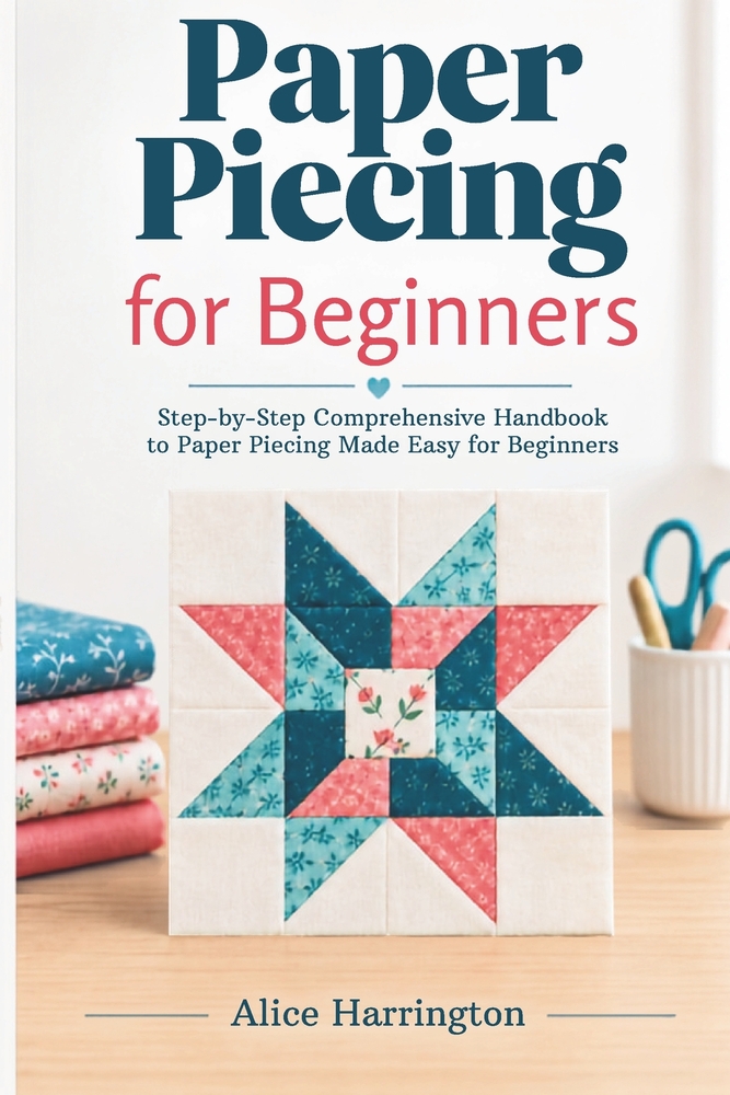 Paper Piecing for Beginners: Step-by-Step Comprehensive Handbook to Paper Piecing Made Easy for Beginners cover