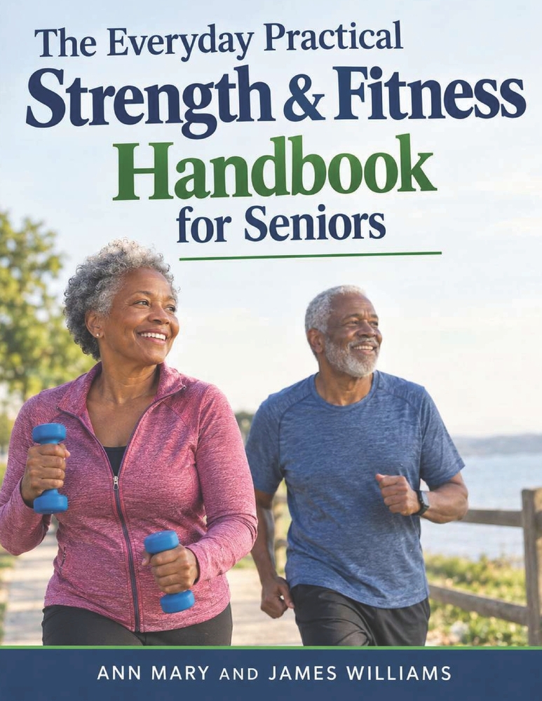The Everyday Practical Strength & Fitness Handbook for Seniors: A Complete Guide to Building Muscle, Safe Exercise, Improving Mobility, Staying Indepe cover