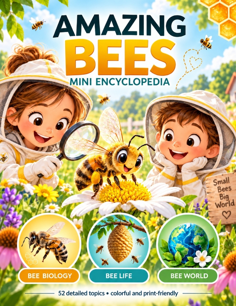 Amazing Bees: Mini Encyclopedia cover