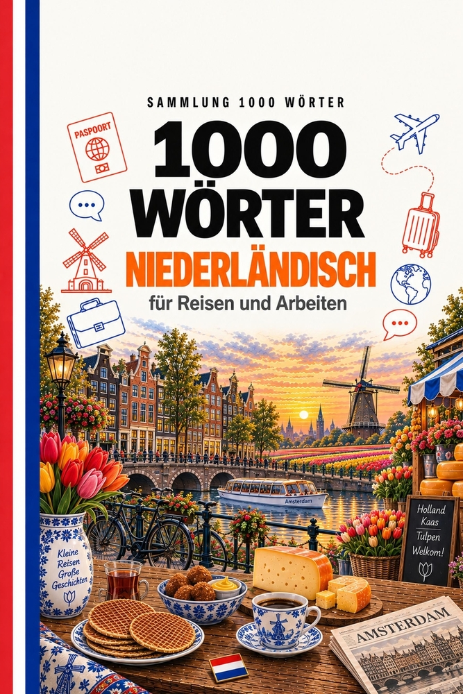 1000 Niederländische Wörter: für Reisen und Arbeiten cover