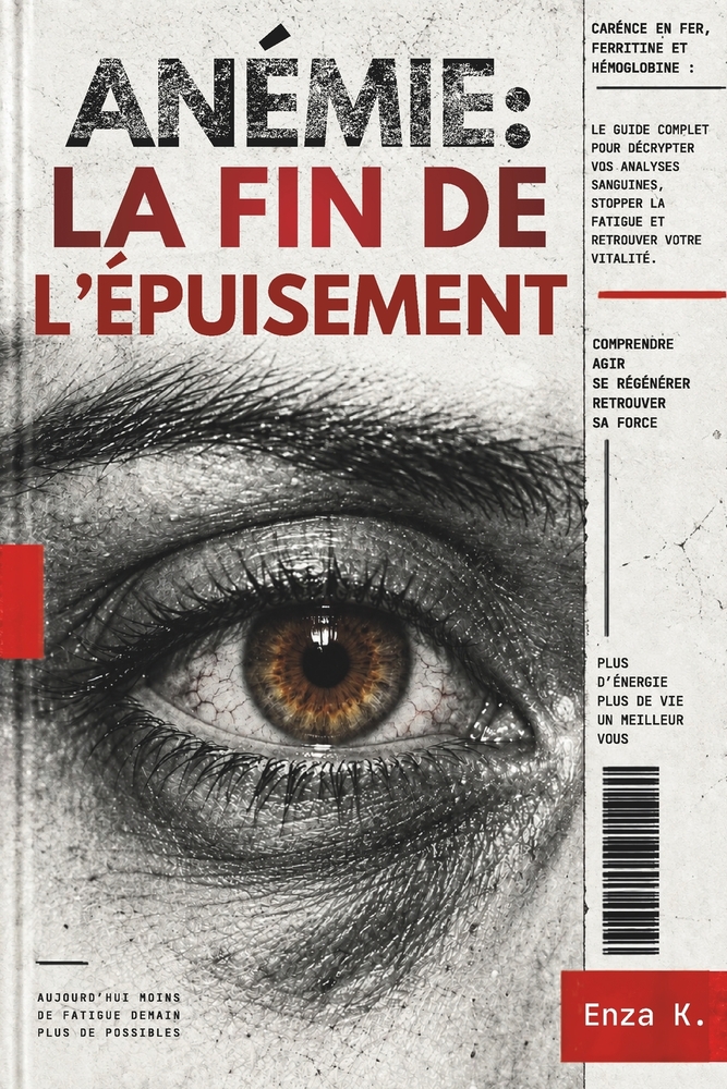Anémie: LA FIN DE L'ÉPUISEMENT: Carence en fer, ferritine et hémoglobine: le guide complet pour décrypter vos analyses sanguines, stopper la fatigue e cover