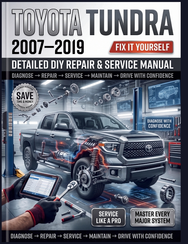TOYOTA TUNDRA 2007-2019 Detailed DIY Repair & Service Manual: The Definitive Step-by-Step Guide to Routine Maintenance, Advanced Diagnostics, and Tota cover