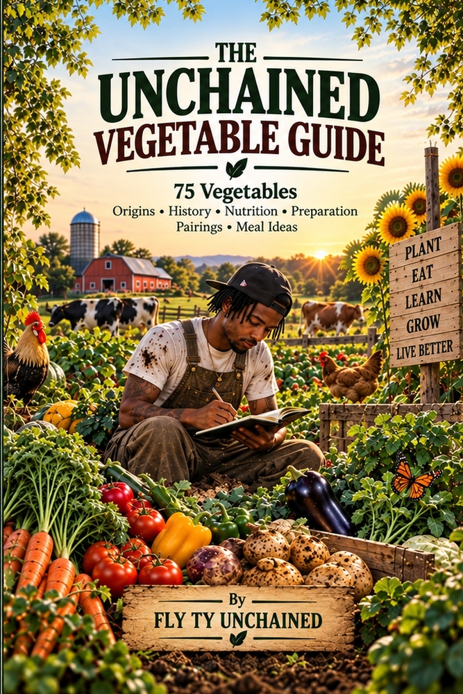 The Unchained Vegetable Guide: 75 Vegetables - Origins - History - Nutrition - Preparation - Pairings - Meal Ideas cover