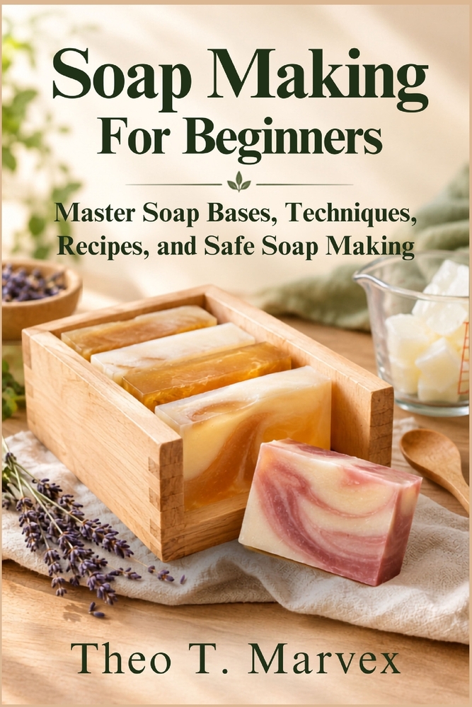Soap Making For Beginners: Master Soap Bases, Techniques, Recipes, and Safe Soap Making cover