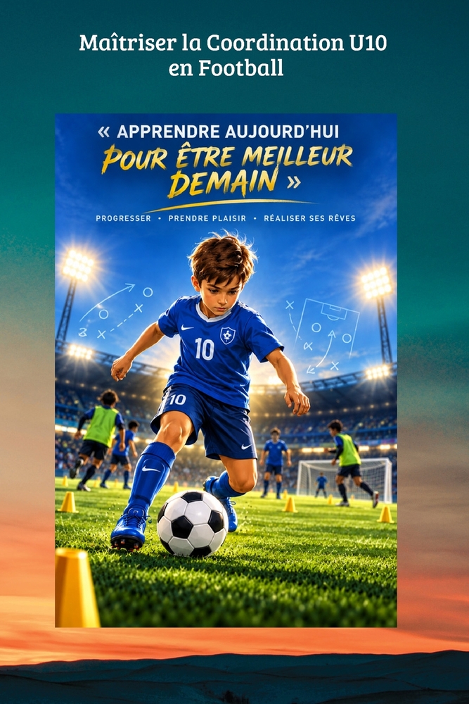 Maîtriser la Coordination U10 en Football: Programme annuel clé en main: 80+ exercices progressifs, dissociations et appuis dynamiques pour joueurs de cover