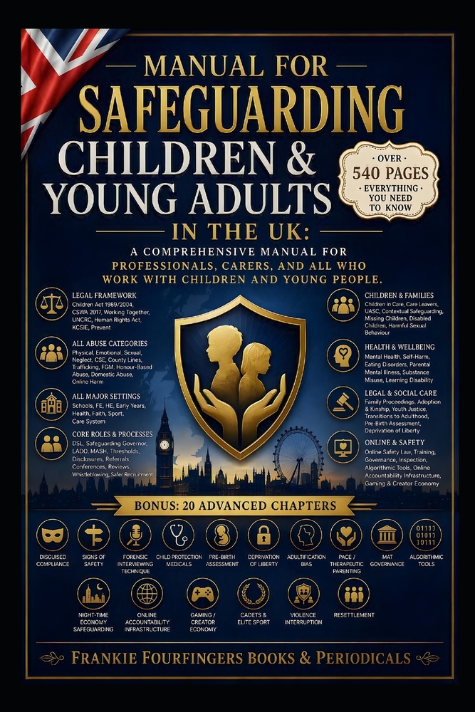 Manual for Safeguarding Children & Young Adults in the UK: A Comprehensive Manual for Professionals, Carers, and All Who Work with Children and Young cover