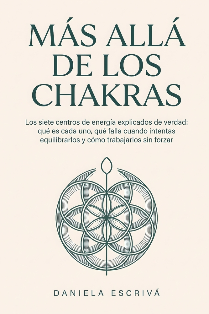 Más allá de los Chakras: Los siete centros de energía explicados de verdad: qué es cada uno, qué falla cuando intentas equilibrarlos y cómo trabajarlo cover