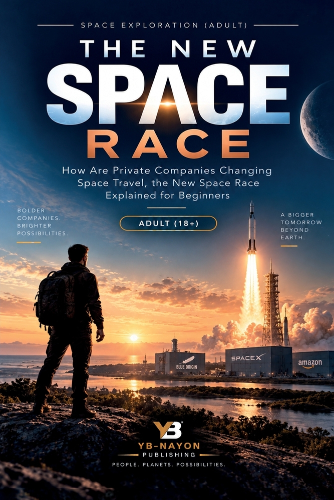 The New Space Race: How Are Private Companies Changing Space Travel, the New Space Race Explained for Beginners cover