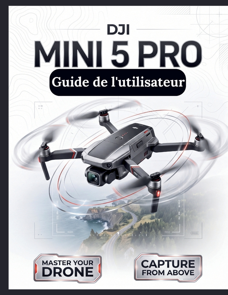 DJI Mini 5 Pro Guide de l'utilisateur: Le manuel définitif étape par étape pour une configuration de vol optimale, la cinématographie avec capteur 1 p cover