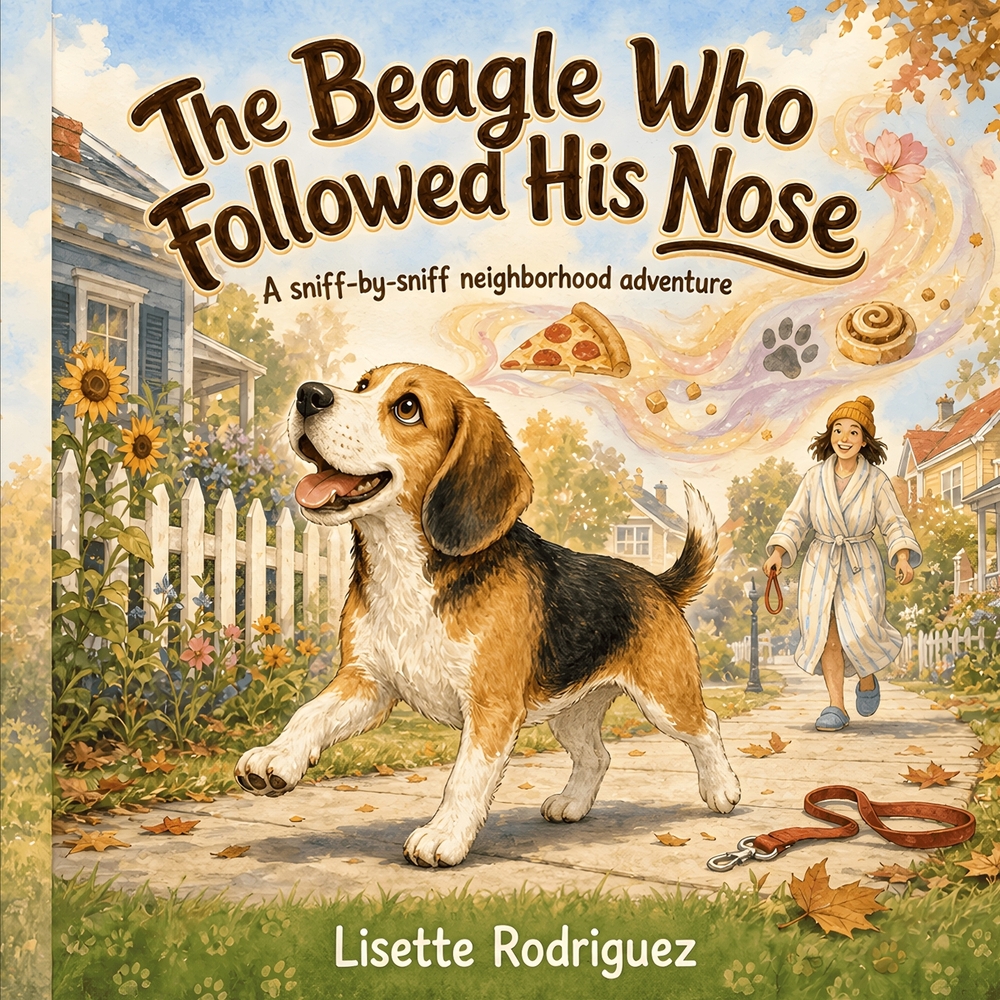 The Beagle Who Followed His Nose: A warm read aloud neighborhood adventure for ages 3-8 cover