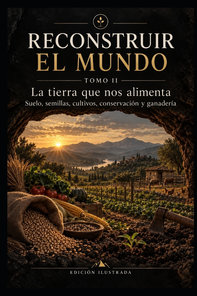 Reconstruir El Mundo Tomo II: La tierra que nos alimenta Suelo, semillas, cultivos, conservación y ganadería cover