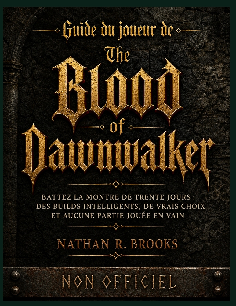 Guide du joueur de The Blood of Dawnwalker (NON OFFICIEL): Battez la montre de trente jours: des builds intelligents, de vrais choix et aucune partie cover