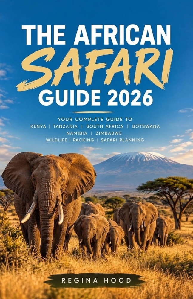 The African Safari Guide 2026: Your Complete Guide To Kenya, Tanzania, South Africa, Botswana, Namibia, Zimbabwe, Wildlife, Packing And Safari Plannin cover