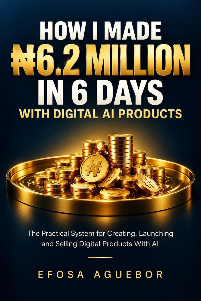 How I Made ₦6.2 Million in 6 Days: With Digital AI Products cover