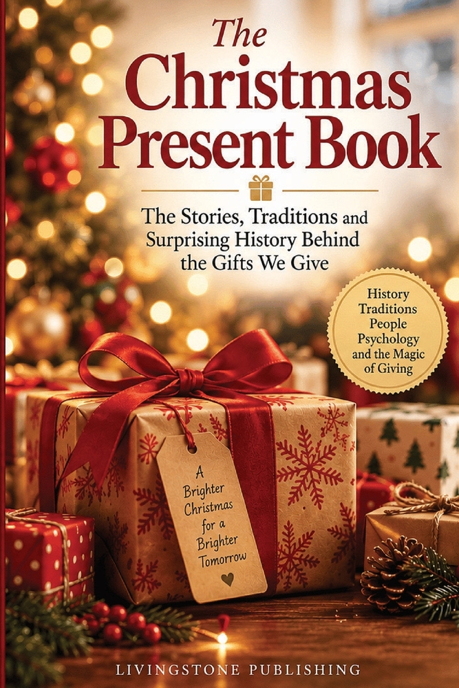 The Christmas Present Book by Livingstone Publishing: The Stories, Traditions and Surprising History Behind the Gifts We Give cover