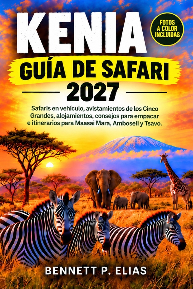 Kenia Guía De Safari 2027: Safaris en vehículo, avistamientos de los Cinco Grandes, alojamientos, consejos para empacar e itinerarios para Maasai Mara cover