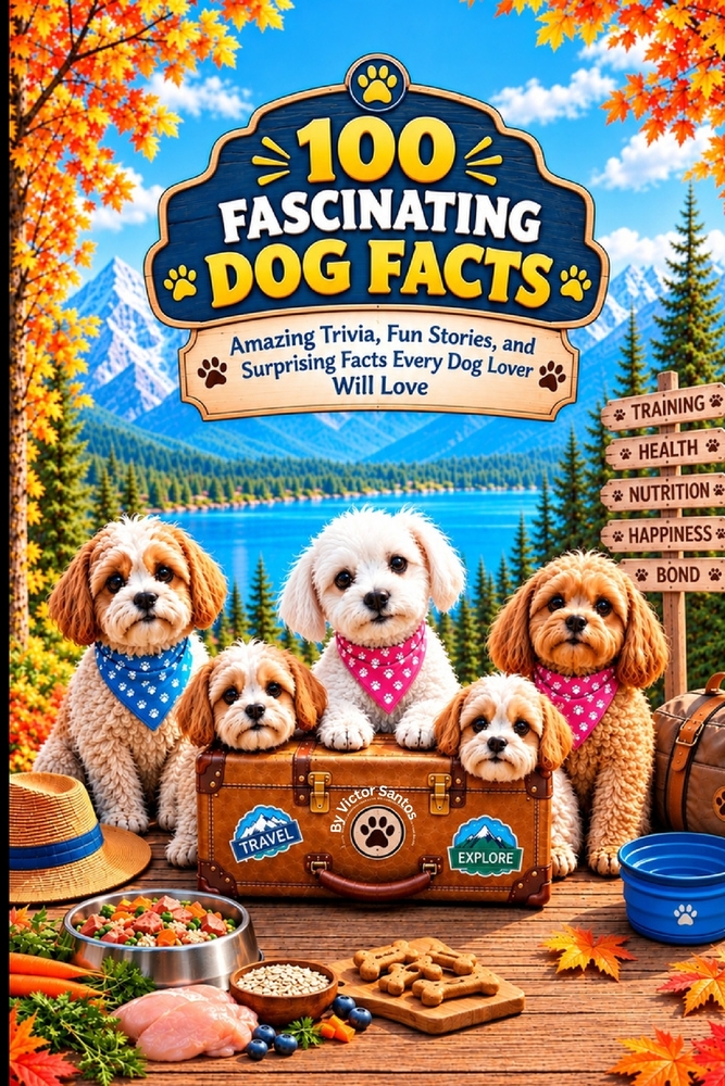 100 Fascinating Dog Facts: Amazing Trivia, Fun Stories, and Surprising Facts Every Dog Lover Will Love cover