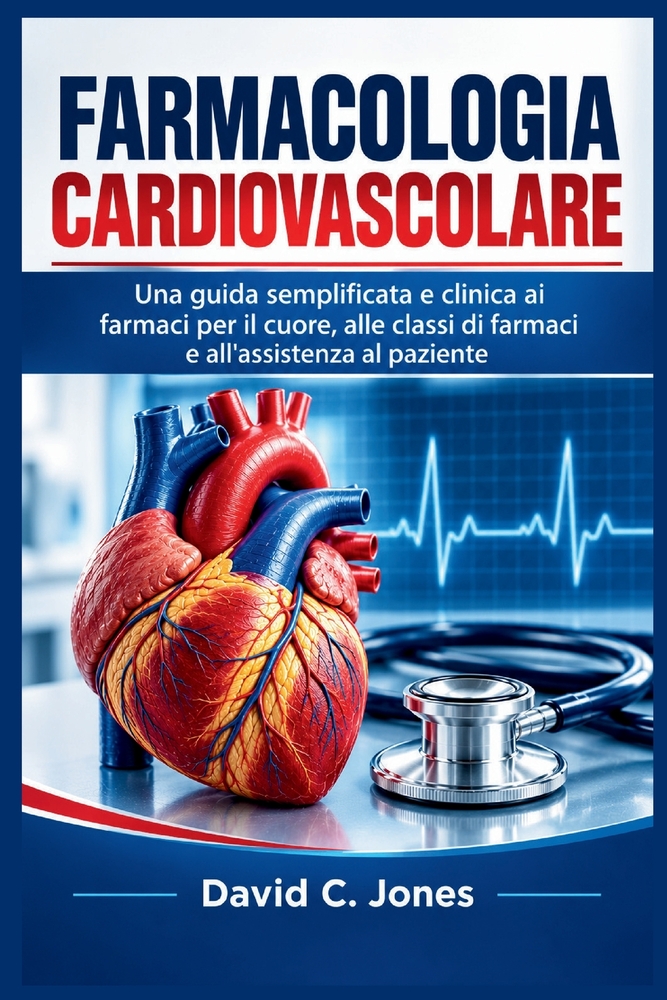 Farmacologia Cardiovascolare: Una guida semplificata e clinica ai farmaci per il cuore, alle classi di farmaci e all'assistenza al paziente cover