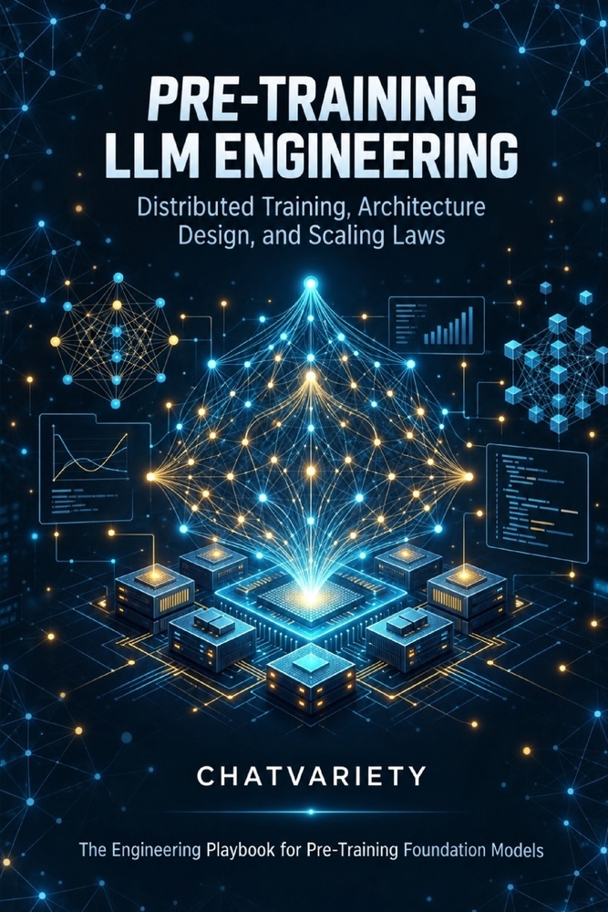 Pre-Training LLM Engineering: Distributed Training, Architecture Design, and Scaling Laws cover