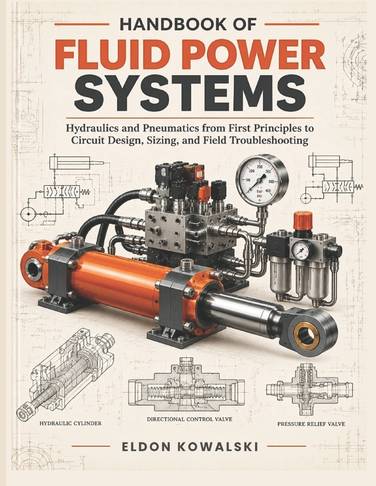 Handbook of Fluid Power Systems: Hydraulics and Pneumatics from First Principles to Circuit Design, Sizing, and Field Troubleshooting. cover