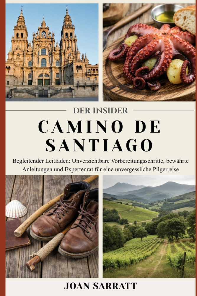 Der Insider Camino de Santiago: Begleitender Leitfaden: Unverzichtbare Vorbereitungsschritte, bewährte Anleitungen und Expertenrat für eine unvergessl cover