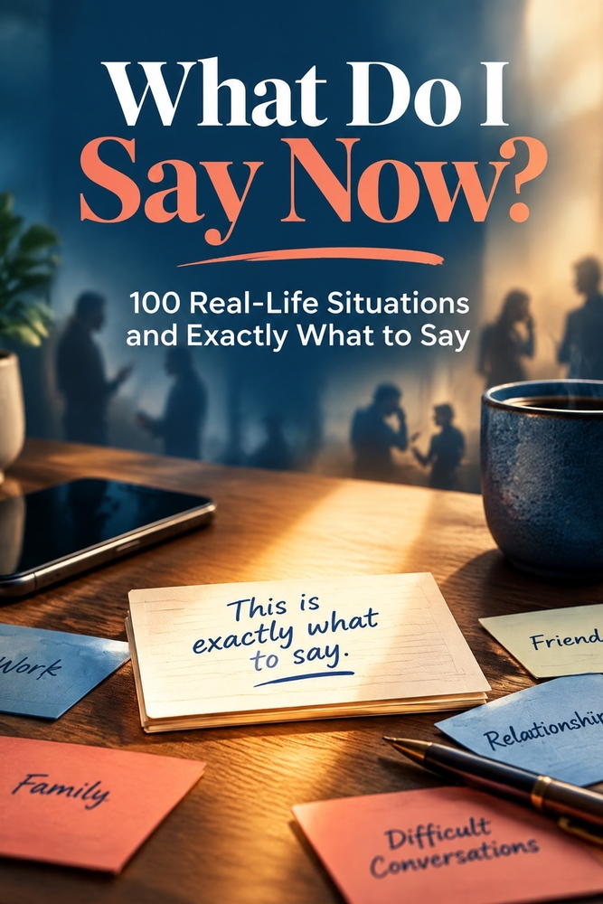 What Do I Say Now?: 100 Real-Life Situations and Exactly What to Say cover