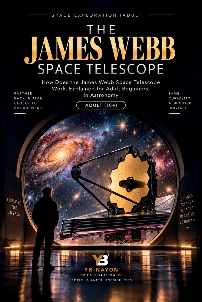 The James Webb Space Telescope: How Does the James Webb Space Telescope Work, Explained for Adult Beginners in Astronomy cover