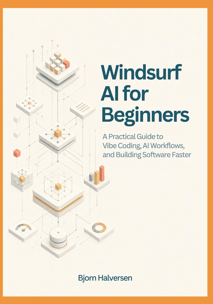 Windsurf AI for Beginners: A Practical Guide to Vibe Coding, AI Workflows, and Building Software Faster cover