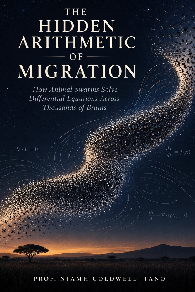 The Hidden Arithmetic of Migration: How Animal Swarms Solve Differential Equations Across Thousands of Brains cover