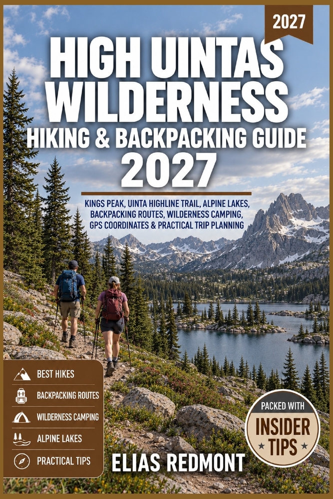 High Uintas Wilderness Hiking & Backpacking Guide 2027: Kings Peak, Uinta Highline Trail, Alpine Lakes, Backpacking Routes, Wilderness Camping, GPS Co cover