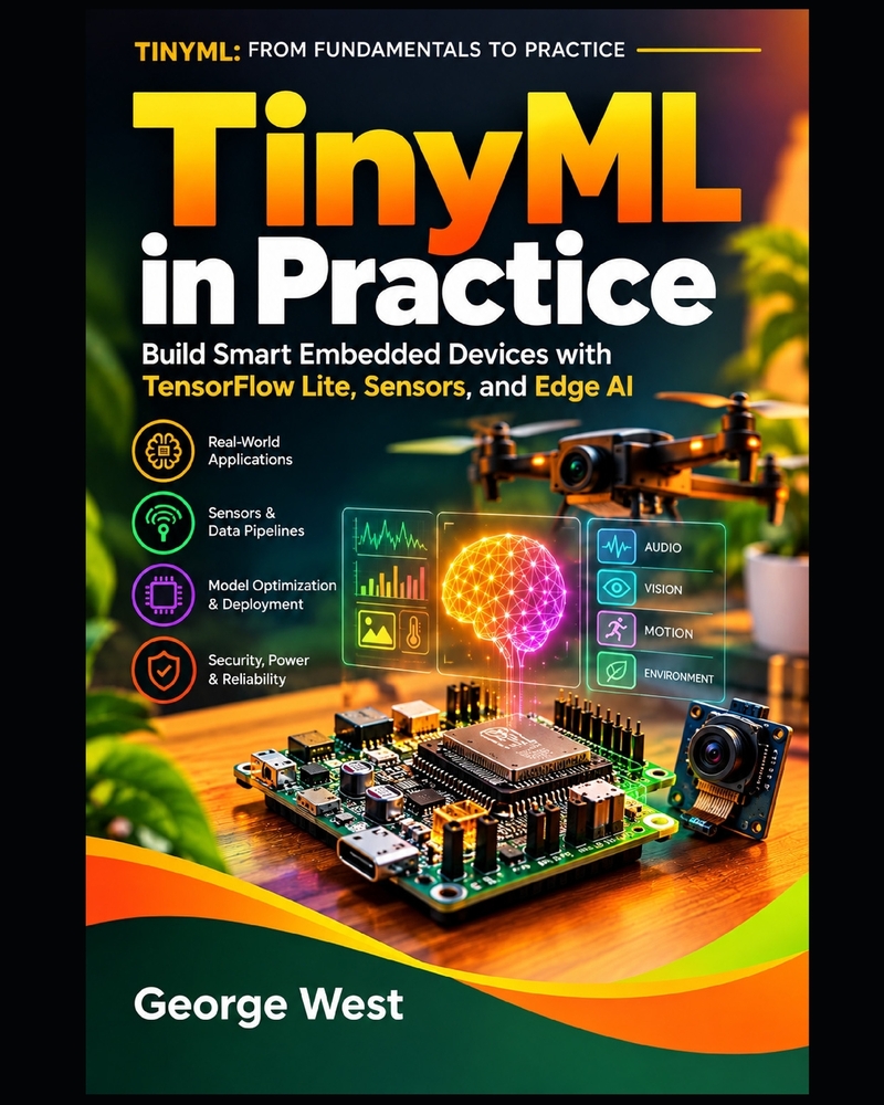 TinyML in Practice: Build Smart Embedded Devices with TensorFlow Lite, Sensors, and Edge AI cover