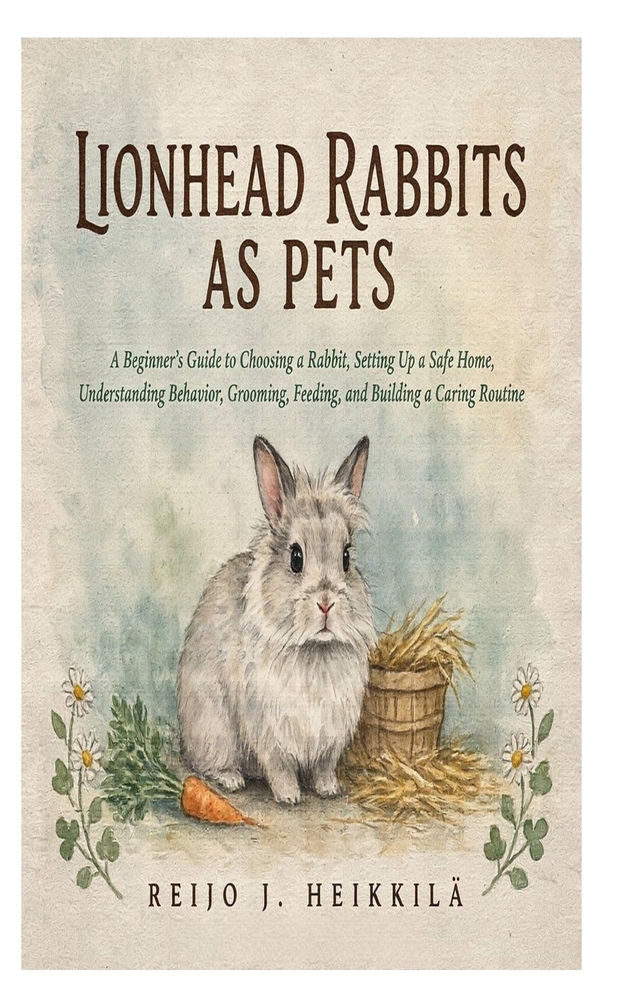 Lionhead Rabbits as Pets: A Beginner's Guide to Choosing a Rabbit, Setting Up a Safe Home, Understanding Behavior, Grooming, Feeding, and Building a C cover
