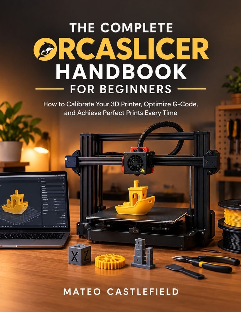 The Complete Orcaslicer Handbook for Beginners: How to Calibrate Your 3D Printer, Optimize G-Code, and Achieve Perfect Prints Every Time cover