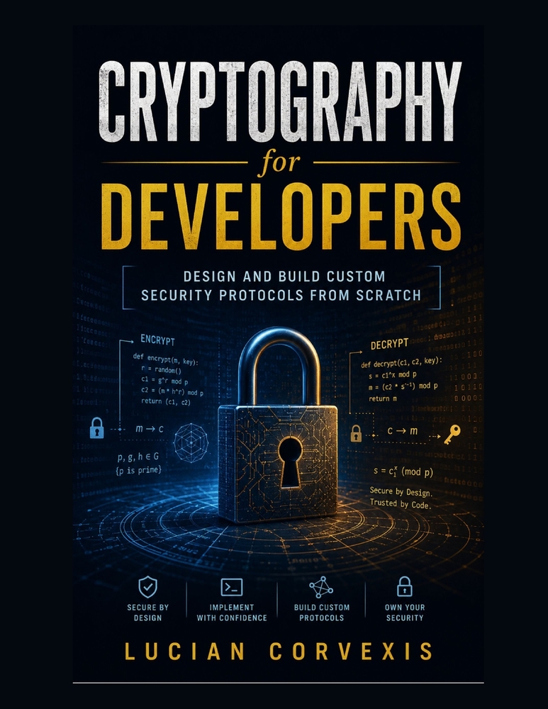 Cryptography for Developers: Design and Build Custom Security Protocols from Scratch cover