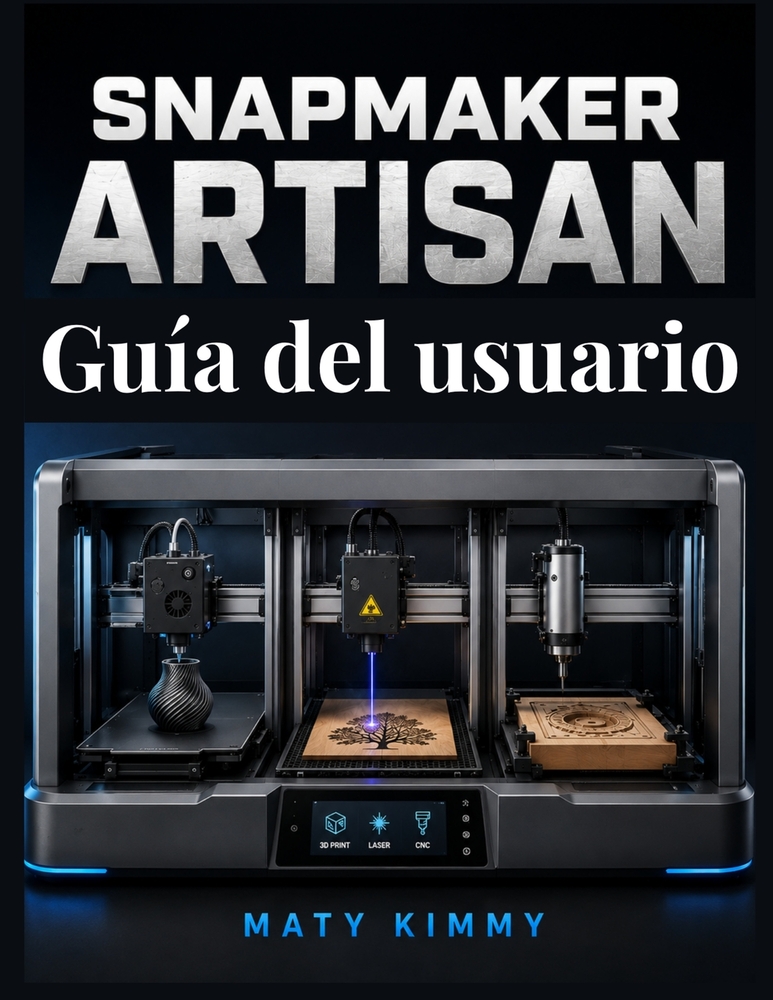 Snapmaker Artisan Guía del usuario: Manual práctico de impresión 3D, láser y CNC cover